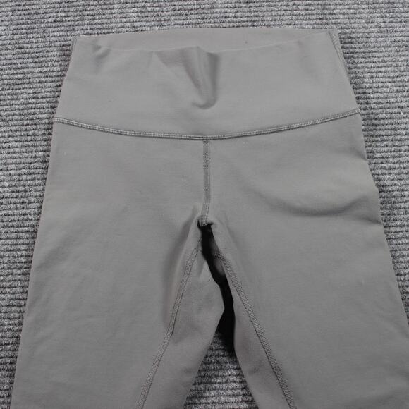Lululemon Leggings Womens 8 Gray High Rise 7/8 Cropped - Picture 3 of 8